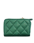 Chanel Coin Purse, £275, Accessories, Green, Caviar Leather, Back view